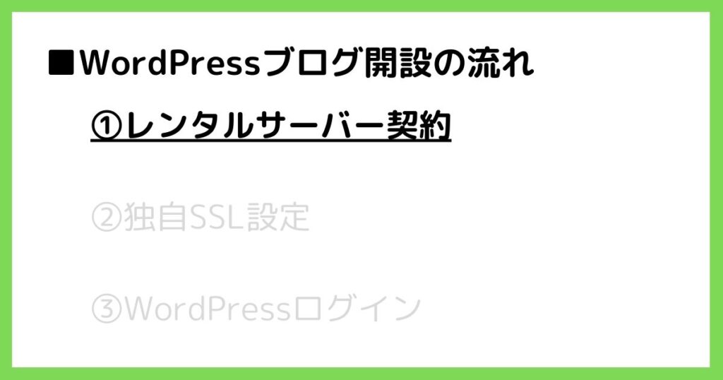 WordPressブログ開設の流れ2